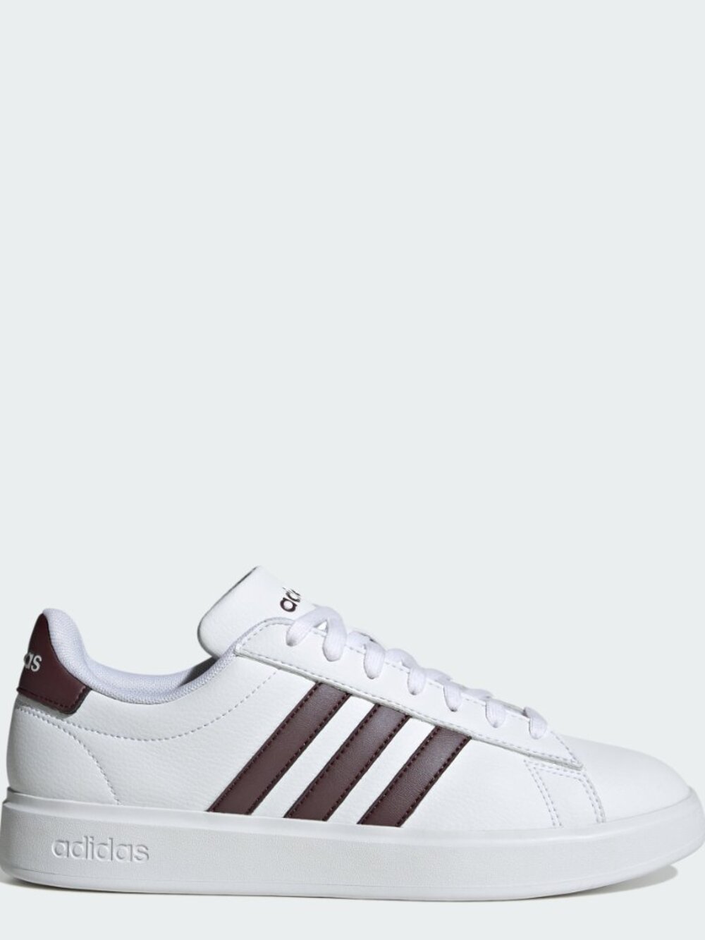 Adidas Grand Court 2.0 Cloud White /Brown /Aurora Met. Athletic Sneaker size 9 - Picture 5 of 9